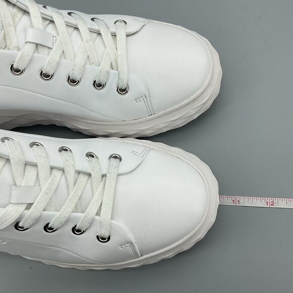 Jimmy Choo Women’s Diamond Light Maxi Platform Sneaker White Size 8 - Picture 8 of 11